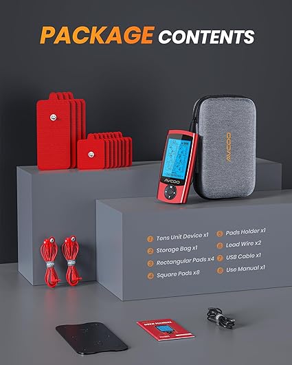 24 Modes Dual Channel TENS Unit Muscle Stimulator
