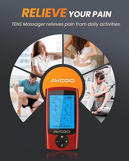 24 Modes Dual Channel TENS Unit Muscle Stimulator