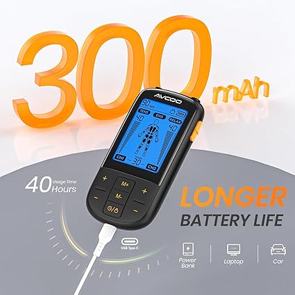 3-in-1 TENS Unit Muscle Stimulator