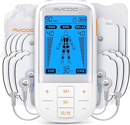 3-in-1 TENS Unit Muscle Stimulator
