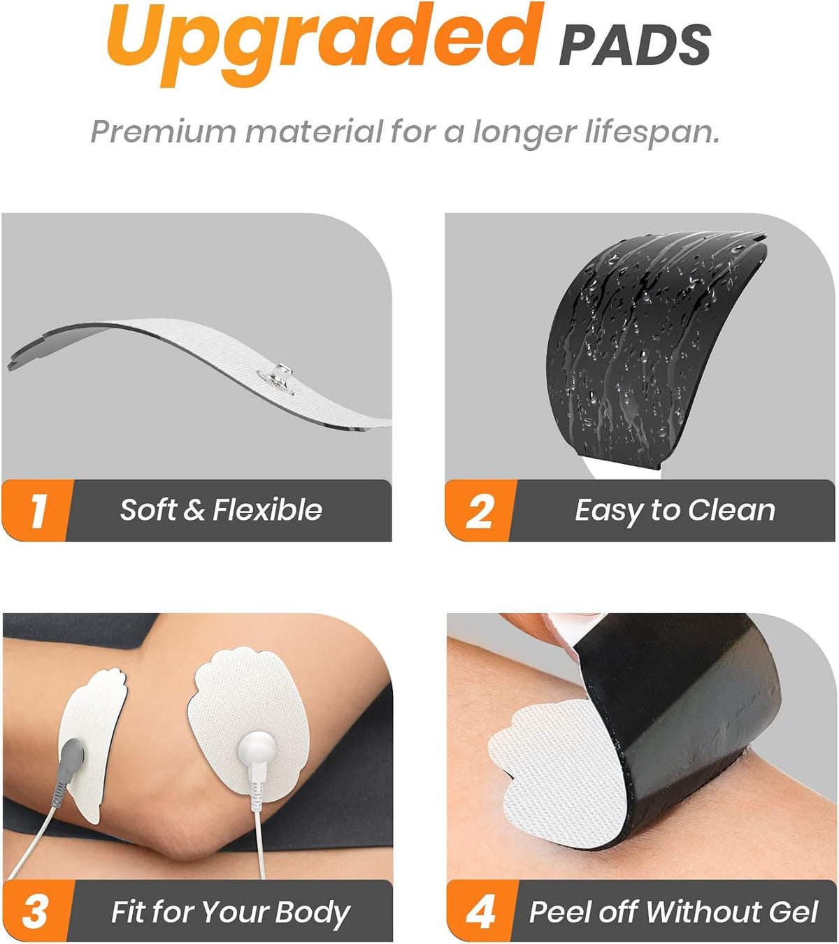 AVCOO 20-Pack TENS Unit Replacement Pads